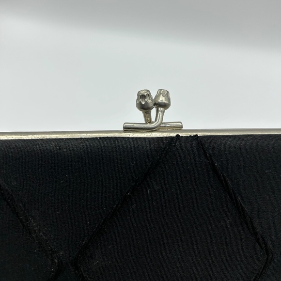 Vintage Black Evening Clutch - Picture 5 of 9